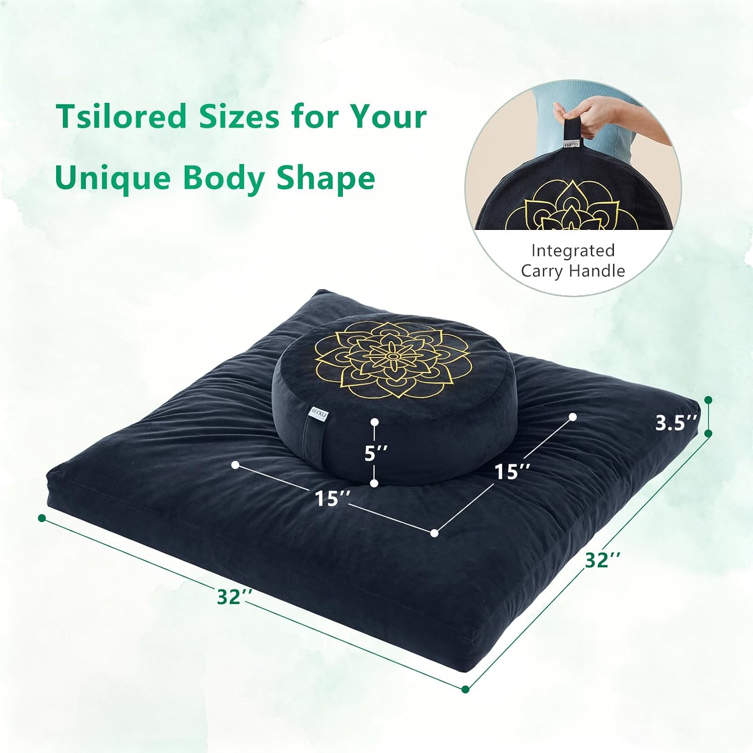 Meditation Cushion Set - Image 2