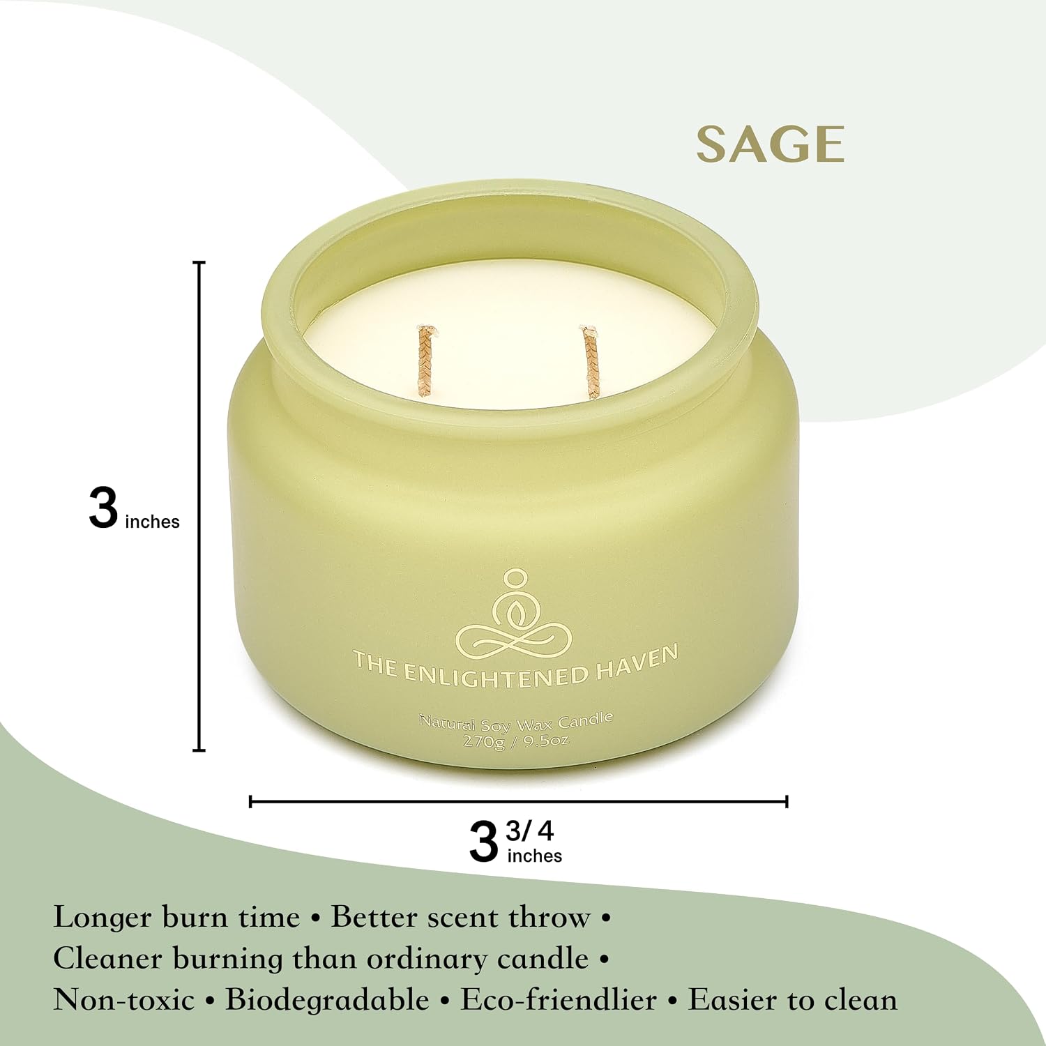 White Sage Candle - Image 2