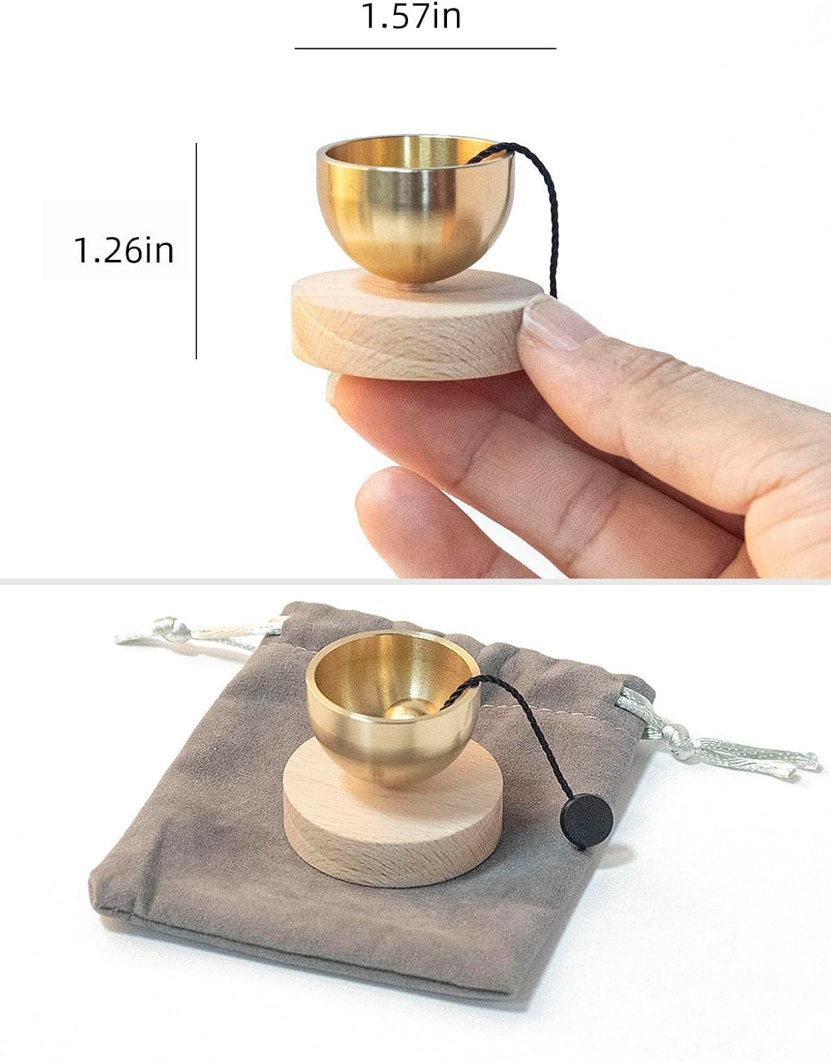 MIni Singing Bowl Set Meditation - Image 2