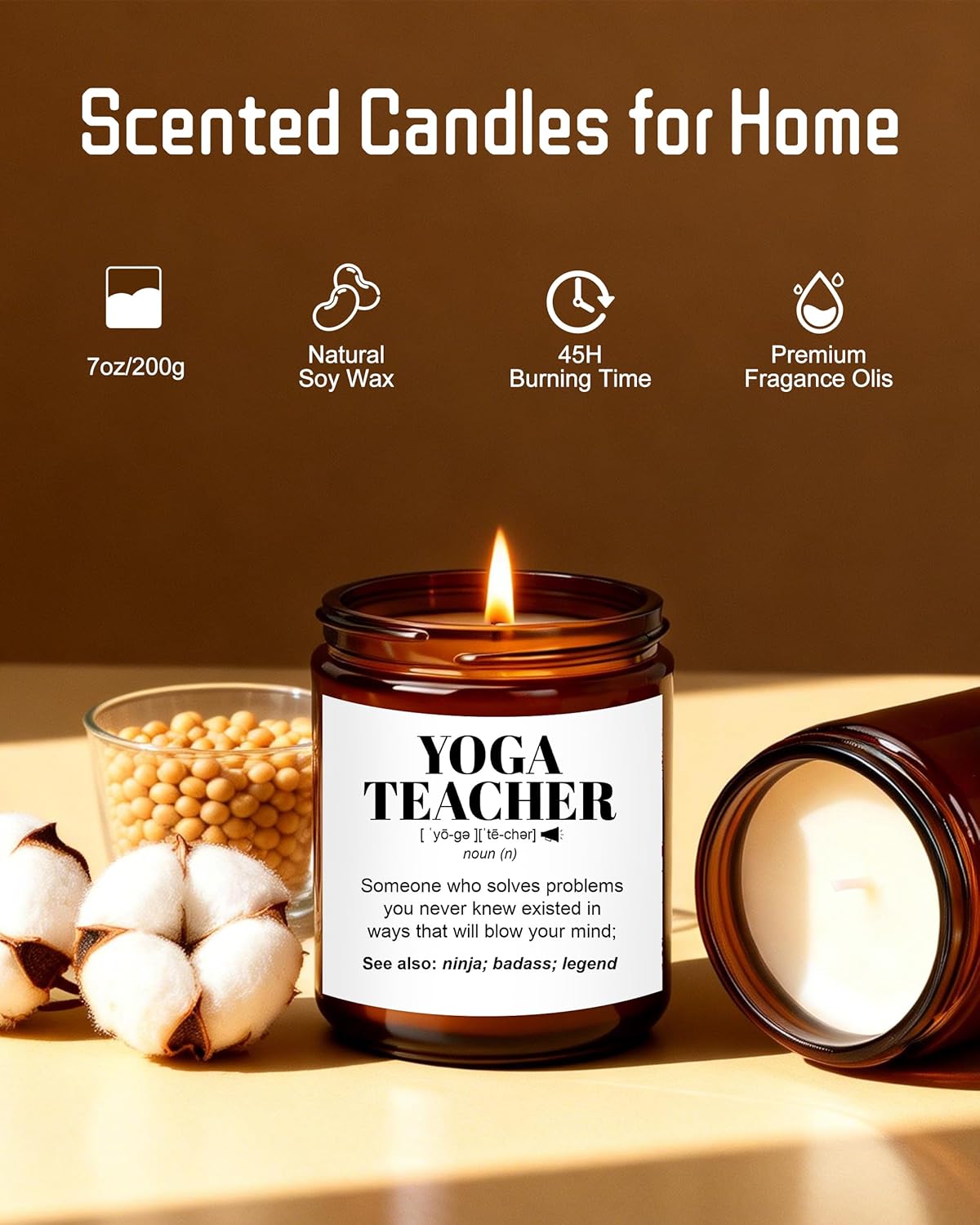 Yoga Teacher Scented Candle - Image 2